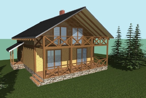 Проект дерев’яного будинку