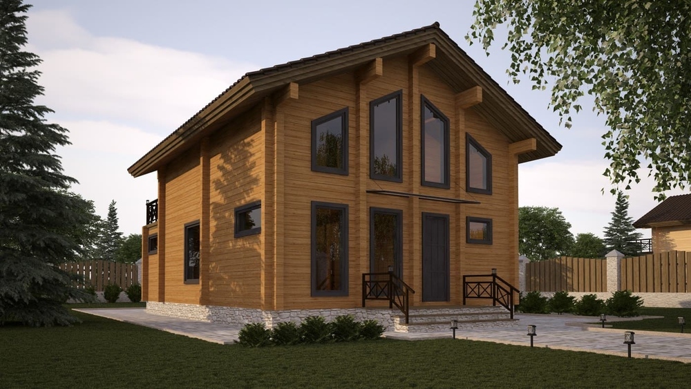 wooden house 176m2