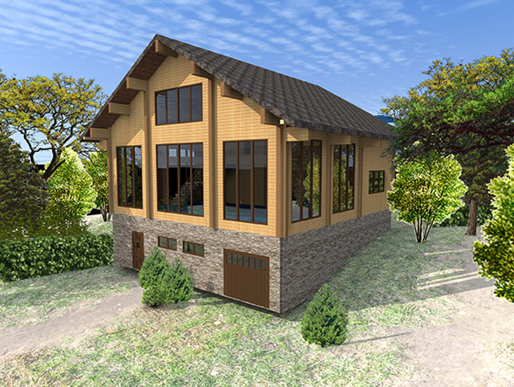wooden house 183m2