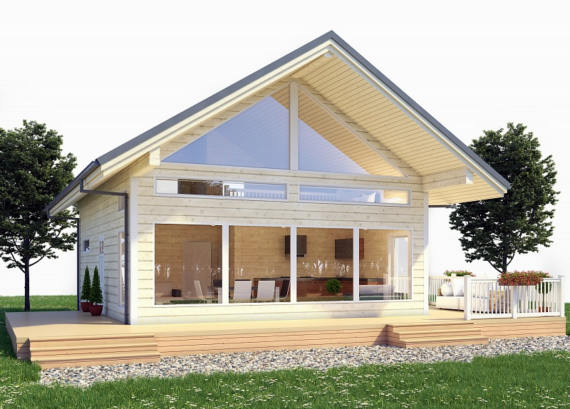 wooden house 130m2