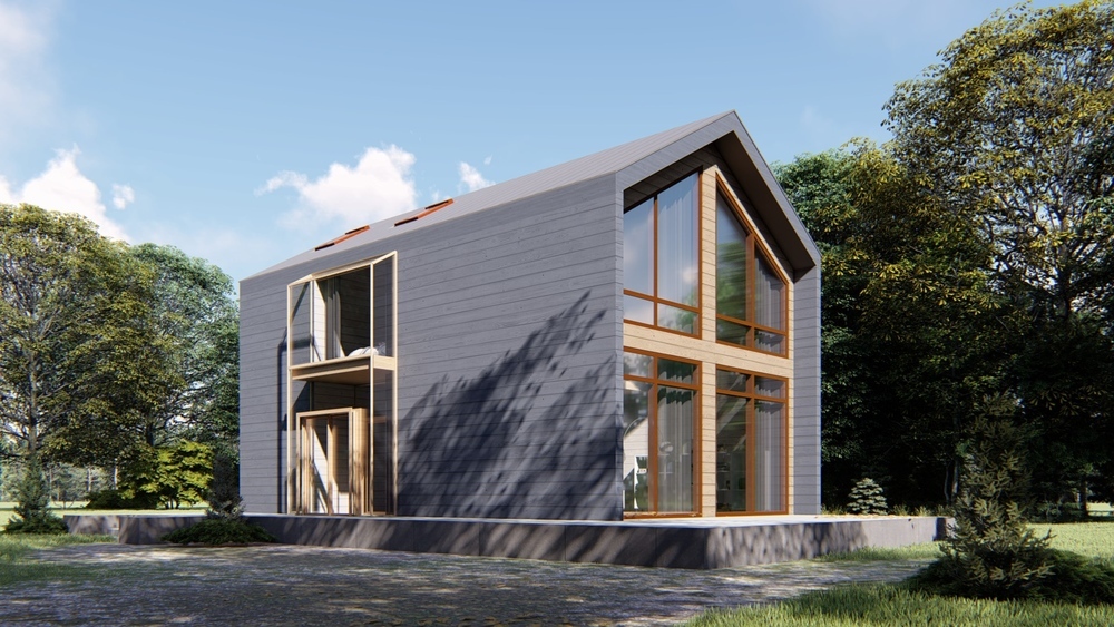 wooden house 112m2