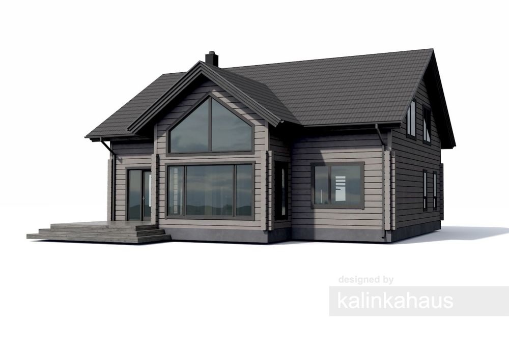 wooden house 184m² + 13.46m² terrace